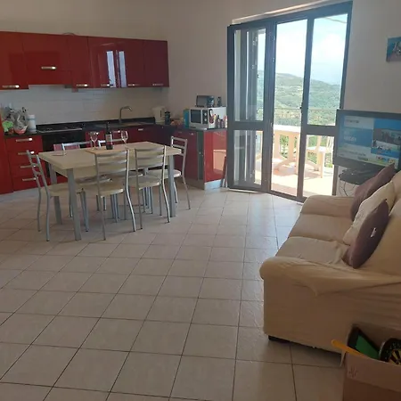 Balcony-Golfo Di Gioia-Sunsetviews-Authenticitaly شقة Joppolo